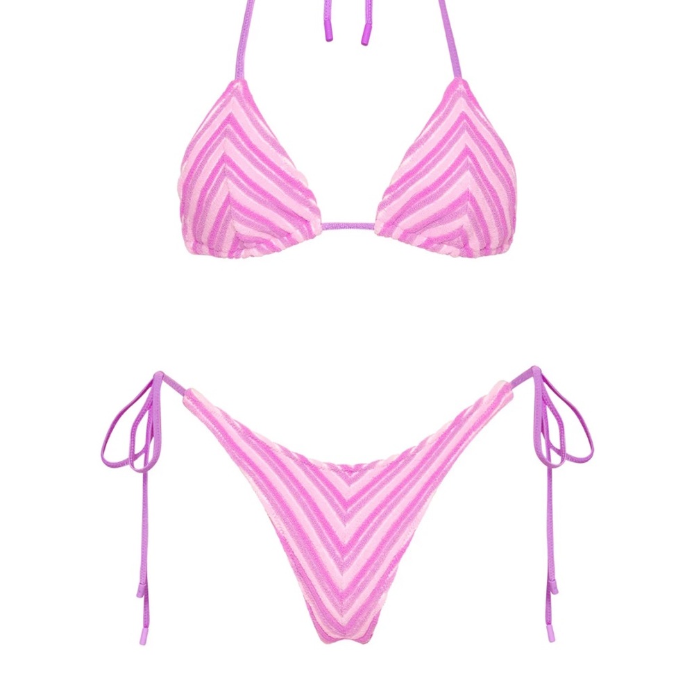 Triangl Swimwear Vinca Lotus Terry Triangle Bikini Set